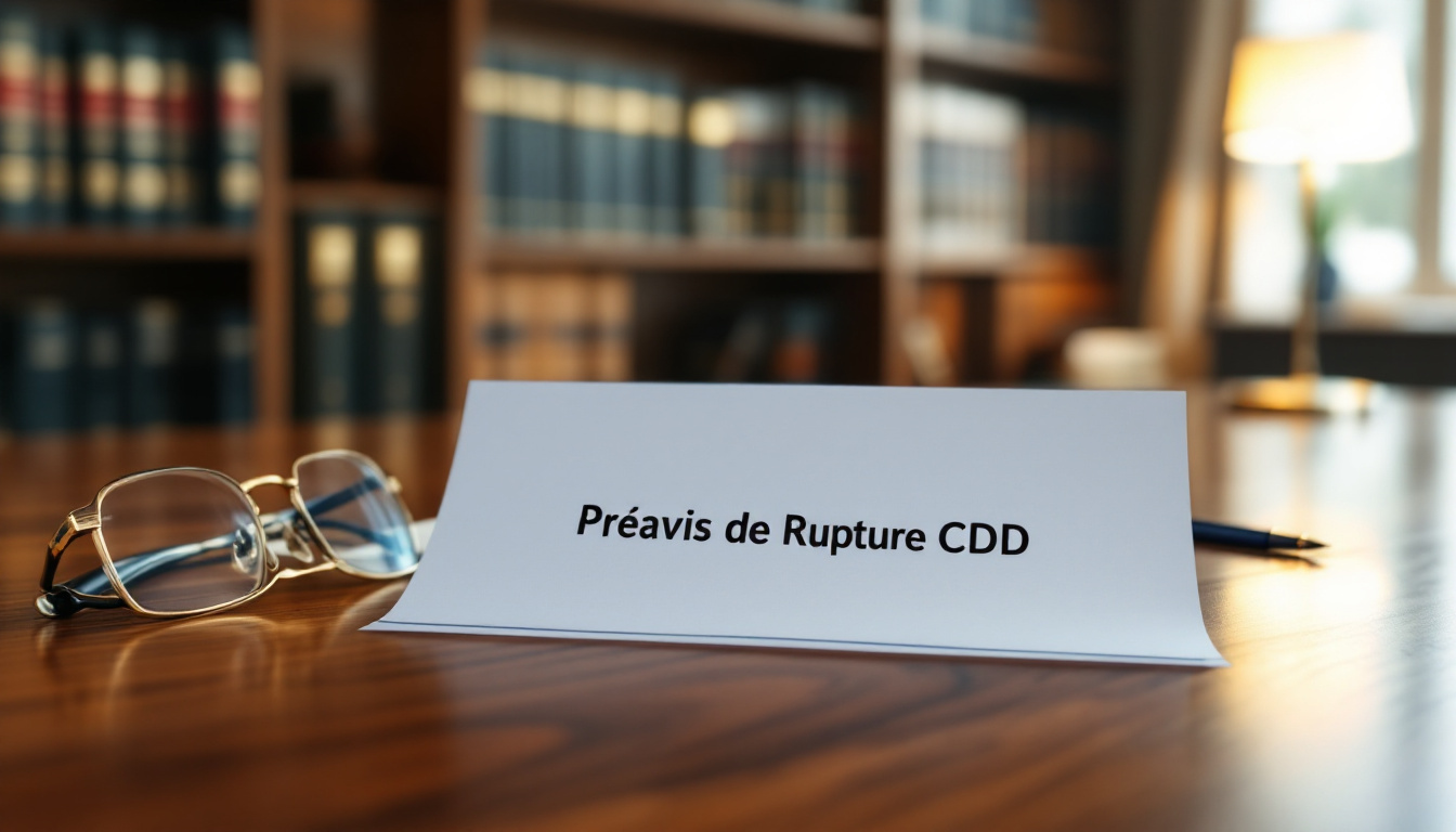 Préavis rupture CDD : les recours possibles en cas de litige